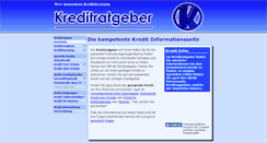 Desktop Screenshot of kreditratgeber.nydo.net